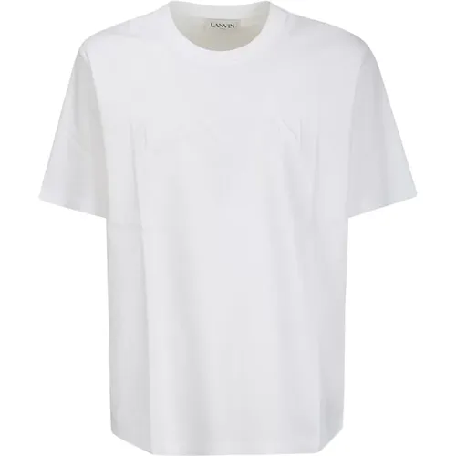 Klassisches T-Shirt , Herren, Größe: S - Lanvin - Modalova