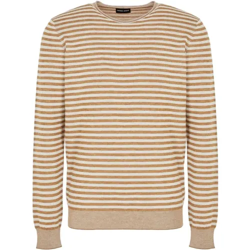 Sweater , male, Sizes: 2XL, 3XL, L, XL, M, 4XL - Giorgio Armani - Modalova