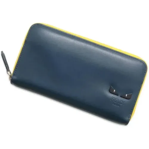 Pre-owned Leather wallets , male, Sizes: ONE SIZE - Fendi Vintage - Modalova