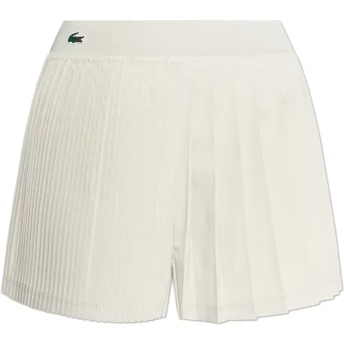 Plissierte Shorts , Damen, Größe: XS - Lacoste - Modalova