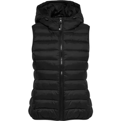 Tahoe Hooded Waistcoat Spring/Summer Collection , female, Sizes: S, XL, M, L - Only - Modalova