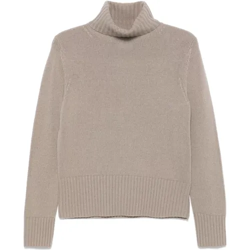 Graue Pullover Kollektion , Damen, Größe: M - allude - Modalova