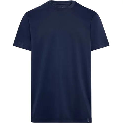 Ss Baumwoll-Jersey Ammoniak T-Shirt , Herren, Größe: XL - Boggi Milano - Modalova