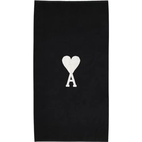 Heart Friend Beach Towel , unisex, Sizes: ONE SIZE - Ami Paris - Modalova