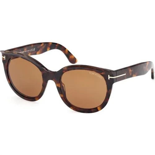 Ft1114 52E Sonnenbrille , Damen, Größe: 54 MM - Tom Ford - Modalova