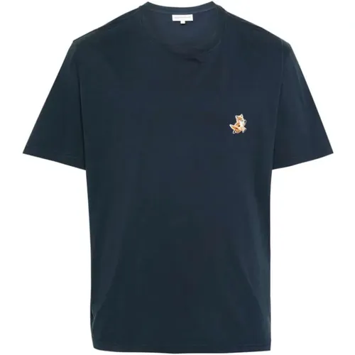 T-Shirts , male, Sizes: XL, M, L, S - Maison Kitsuné - Modalova