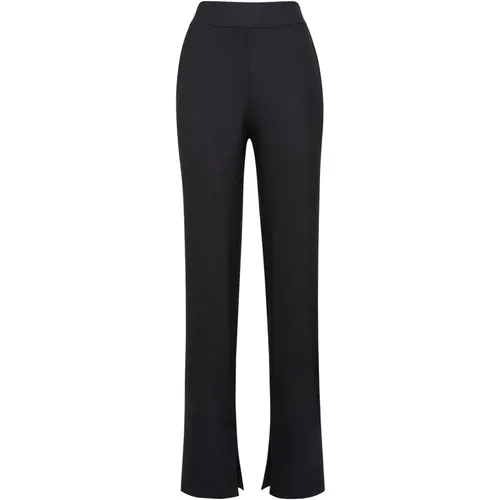 Palazzo Cut High-Waisted Trousers , female, Sizes: XS - MVP wardrobe - Modalova