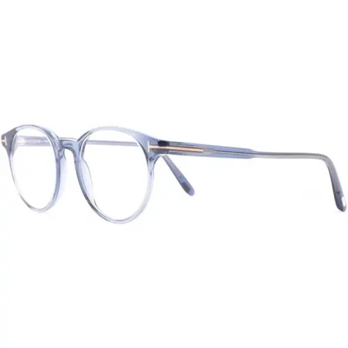 Blaue Optische Brille, vielseitig und stilvoll , Herren, Größe: 49 MM - Tom Ford - Modalova