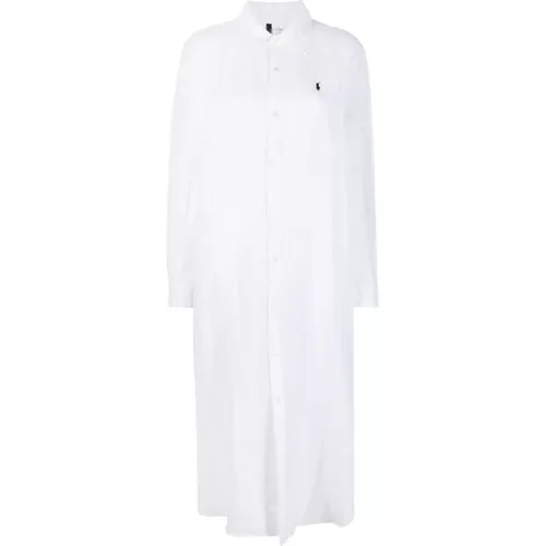 Klassisches Weißes Baumwollhemd , Damen, Größe: S - Ralph Lauren - Modalova