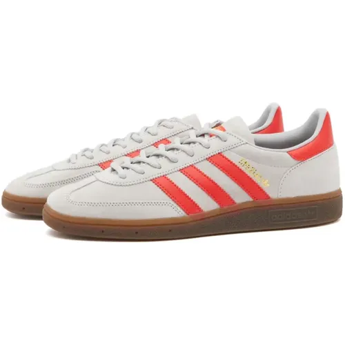 Handball Spezial Sneakers Grey Red Gold , male, Sizes: 13 1/3 UK - adidas Originals - Modalova
