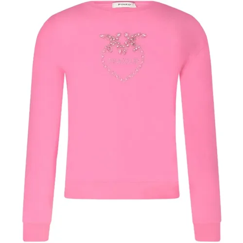 S4Pijgsw057 Sweatshirts , female, Sizes: 2XL, L, S, XL - pinko - Modalova