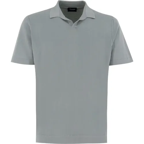 Versatile Cotton Polo Shirt , male, Sizes: 2XL - Drumohr - Modalova