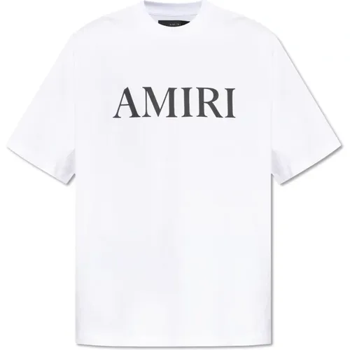 T-shirt with logo , male, Sizes: L, S, M - Amiri - Modalova