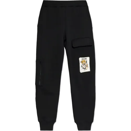 Sweatpants mit Druck , Damen, Größe: S - Moschino - Modalova