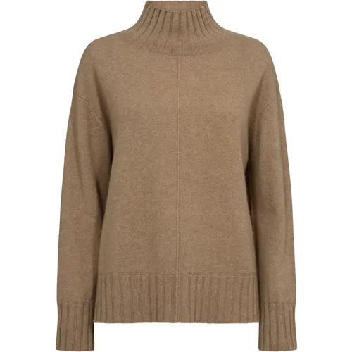 Kaschmir Highneck Strickpullover , Damen, Größe: M - MOS MOSH - Modalova