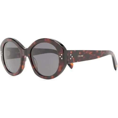 Braun/Havanna Sonnenbrille,Schwarze Ss23 Sonnenbrille für Damen - Celine - Modalova