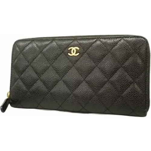 Pre-owned Leather wallets , female, Sizes: ONE SIZE - Chanel Vintage - Modalova