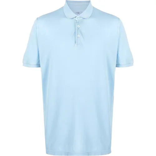 Light Polo Shirt , male, Sizes: 2XL, XL, M - Fedeli - Modalova