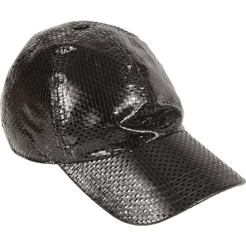 Schwarze Tarpauline Cap Hut - alexander mcqueen - Modalova