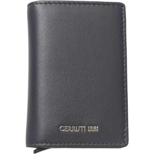 Logo Calf Leather Wallet , male, Sizes: ONE SIZE - Cerruti 1881 - Modalova