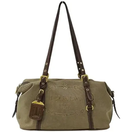 Pre-owned Canvas prada-bags , female, Sizes: ONE SIZE - Prada Vintage - Modalova