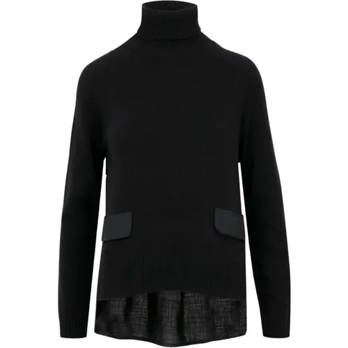 Rollkragenpullover , Damen, Größe: S - Semicouture - Modalova