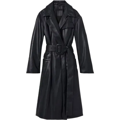 Classic Leather Belted Trench Coat , female, Sizes: M - Proenza Schouler - Modalova