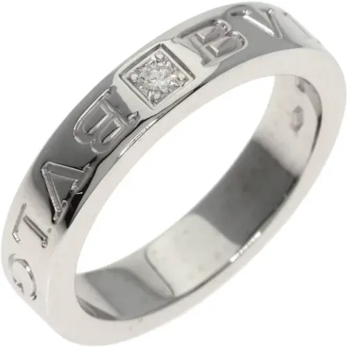 Pre-owned Silver rings , female, Sizes: ONE SIZE - Bvlgari Vintage - Modalova