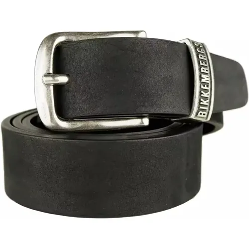 Leather Belt , male, Sizes: 110 CM, 100 CM, 105 CM, 90 CM - Bikkembergs - Modalova