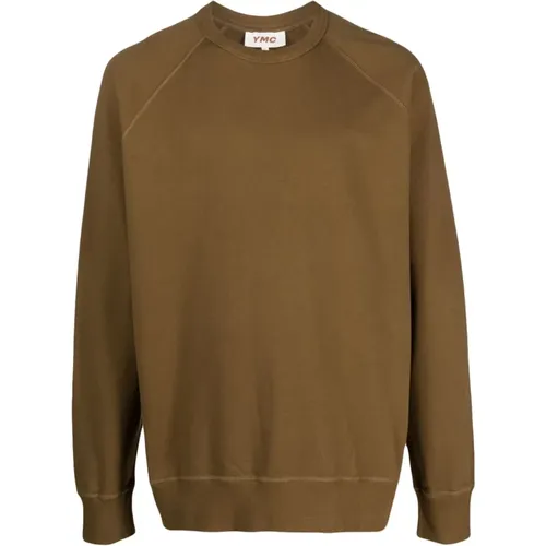 Grüne Sweatshirt Pullover , Herren, Größe: XL - YMC You Must Create - Modalova