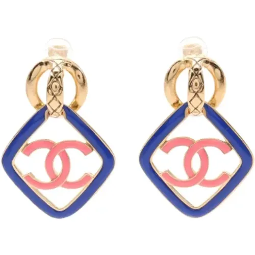 Pre-owned Metal earrings , female, Sizes: ONE SIZE - Chanel Vintage - Modalova