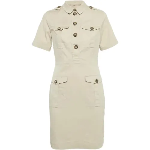 Pre-owned Cotton dresses , female, Sizes: M - Burberry Vintage - Modalova