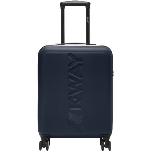 Depth Medium Suitcase , male, Sizes: ONE SIZE - K-way - Modalova