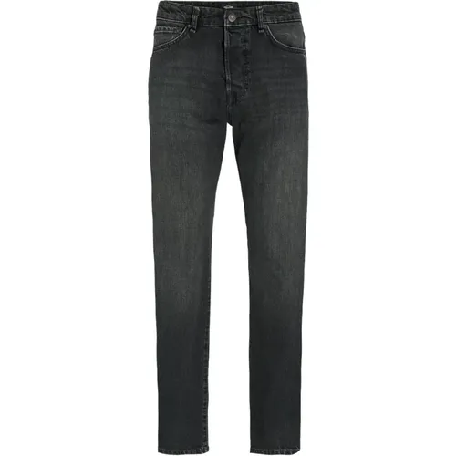 Relaxed Fit Jeans Hohe Taille Knopfleiste , Herren, Größe: W36 L32 - jack & jones - Modalova