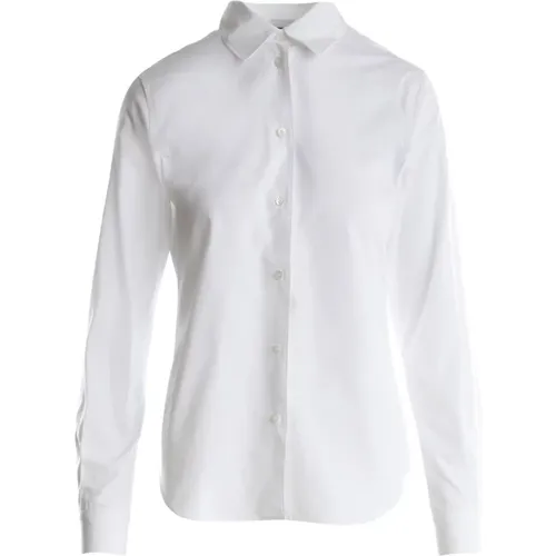 Das Weiße Popeline Hemd , Damen, Größe: 2XS - Aspesi - Modalova