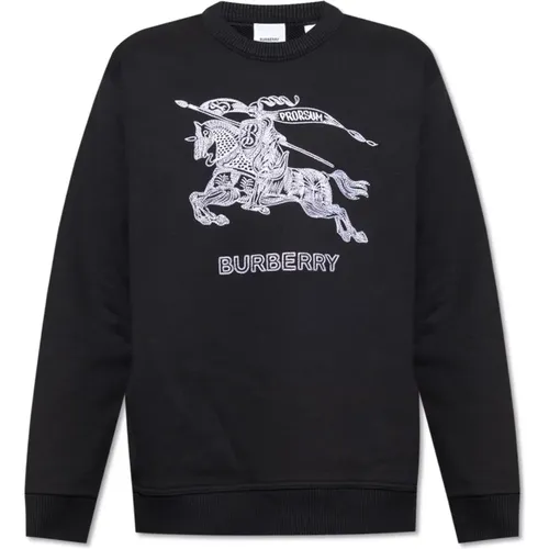 Sweatshirt with logo , male, Sizes: S - Burberry - Modalova