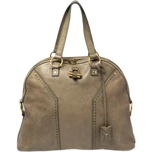 Pre-owned Leather shoulder-bags , female, Sizes: ONE SIZE - Yves Saint Laurent Vintage - Modalova