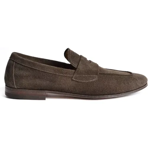 Suede Capri Moccasin Shoes , male, Sizes: 7 UK, 11 UK, 9 1/2 UK, 6 UK - Henderson - Modalova