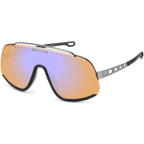 Stilvolle Sonnenbrillenkollektion, Gold/Grey Sunglasses Flaglab 22 - Carrera - Modalova