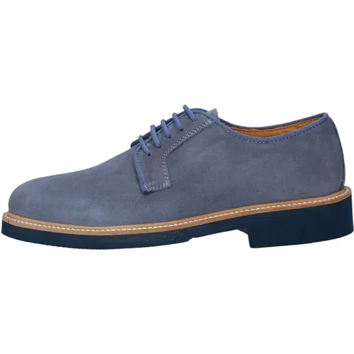 Suede Lace-Up Shoe , Herren, Größe: 39 EU - Exton - Modalova