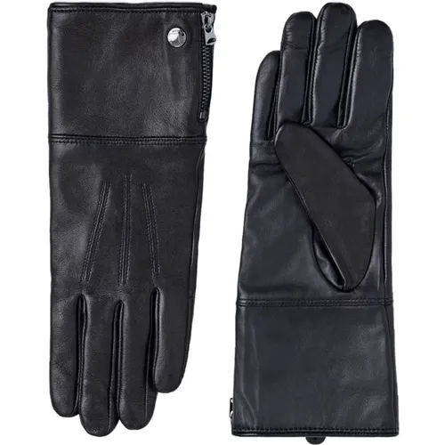 Leather Gloves with Wool and Cashmere Lining , male, Sizes: S, L, M - Mackage - Modalova