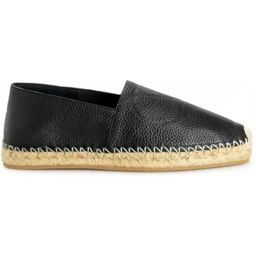 Leather Slip-on Espadrillas , male, Sizes: 6 UK - Valentino Garavani - Modalova