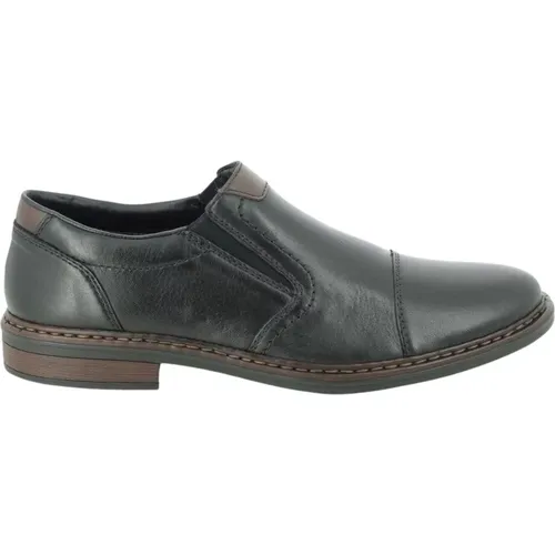 Casual Leather Flats , male, Sizes: 8 UK, 10 UK, 12 UK, 7 UK, 9 UK, 6 UK, 11 UK - Rieker - Modalova