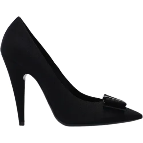 Pre-owned Leather heels , female, Sizes: 4 UK - Saint Laurent Vintage - Modalova