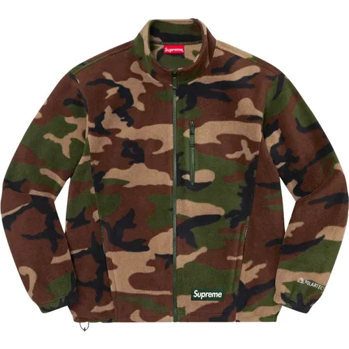 Limited Edition Woodland Camo Zip Jacket , male, Sizes: M, S, L - Supreme - Modalova