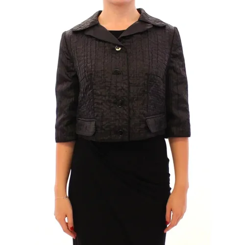 Short Bolero Shrug Jacket Coat , female, Sizes: XS - Dolce & Gabbana - Modalova