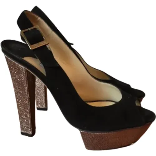 Pre-owned Suede heels , female, Sizes: 3 UK - Jimmy Choo Pre-owned - Modalova