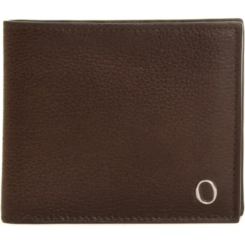 Leather Wallet with Coin Pocket , male, Sizes: ONE SIZE - Orciani - Modalova