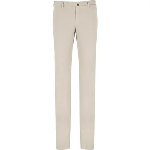 Cotton Slim Fit Trousers , male, Sizes: XL, 2XL - Incotex - Modalova