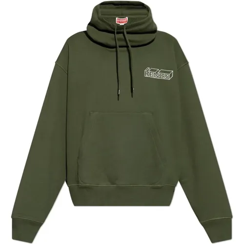 Pullover mit breitem Kragen , Herren, Größe: S - Kenzo - Modalova